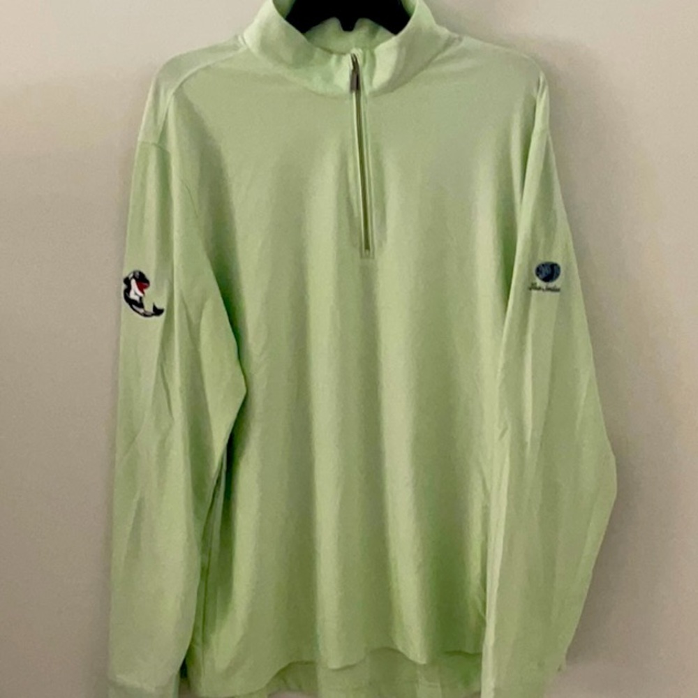 Greg Norman Quarter Zip - Light Green